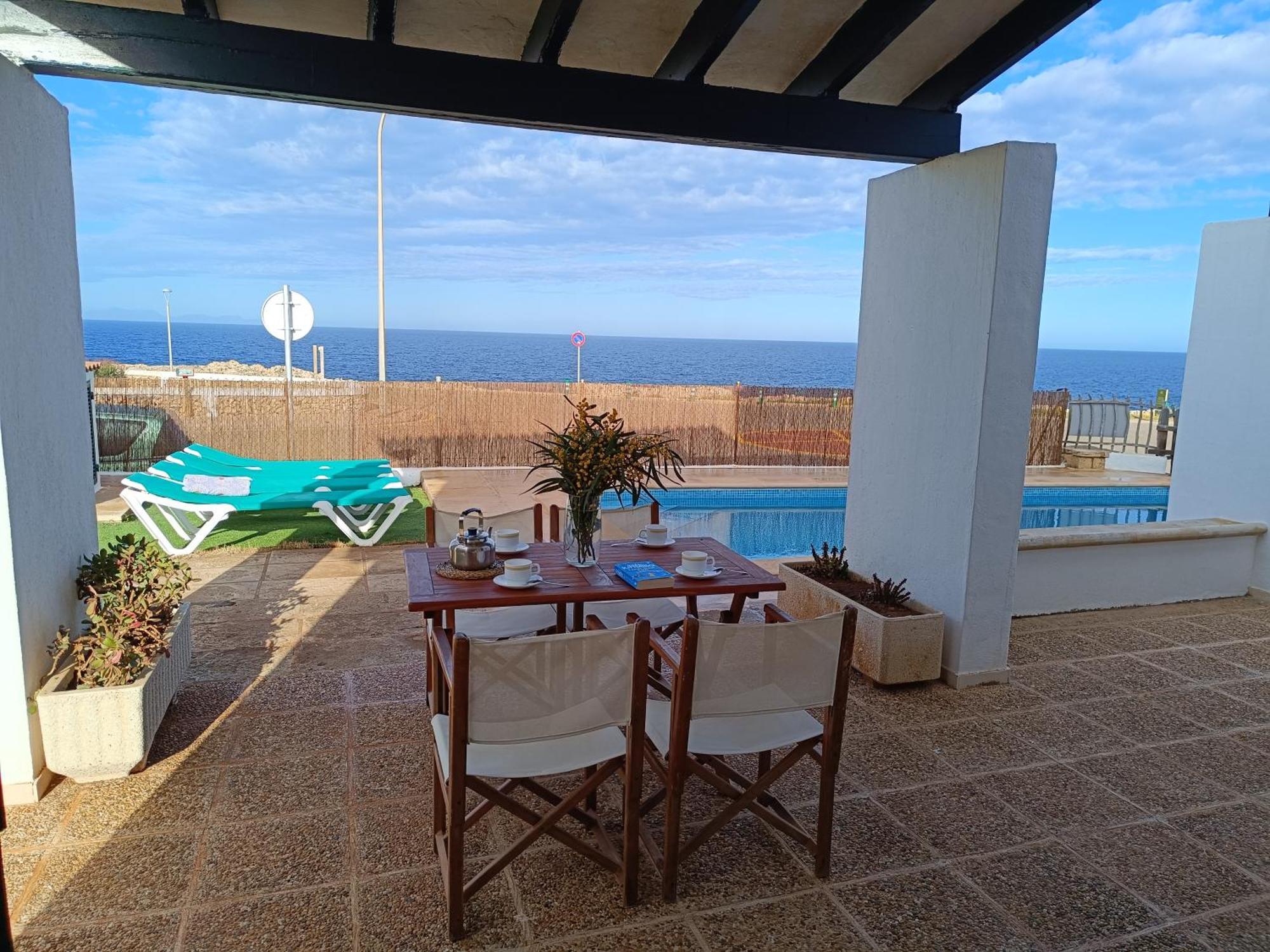 Villa Victor - Primera Linea Mar, Vista A Puesta De Sol Cala'N Blanes  Eksteriør billede